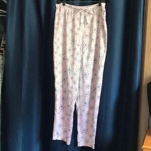 Secret Treasures Pink Floral Satin Pajama Pants Small ST113500‎